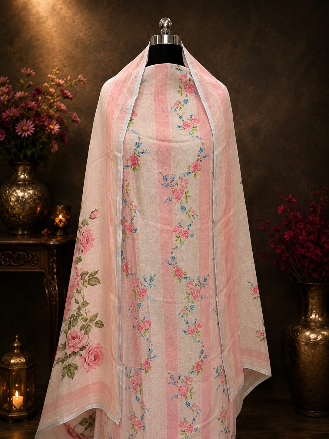 Peach Linen